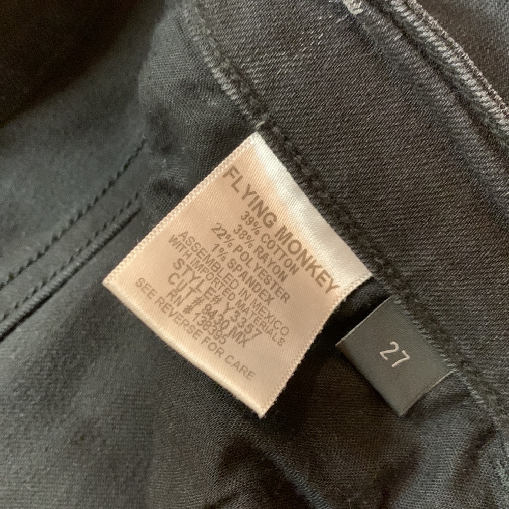 Flying Monkey Black Button Up Jeans - image 4